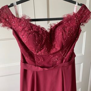 Floor length gown/ bridesmaid dress